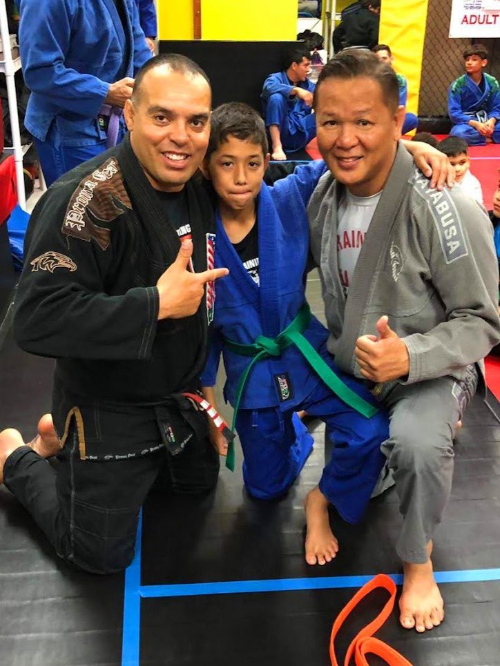 John Toribio with son Jaden